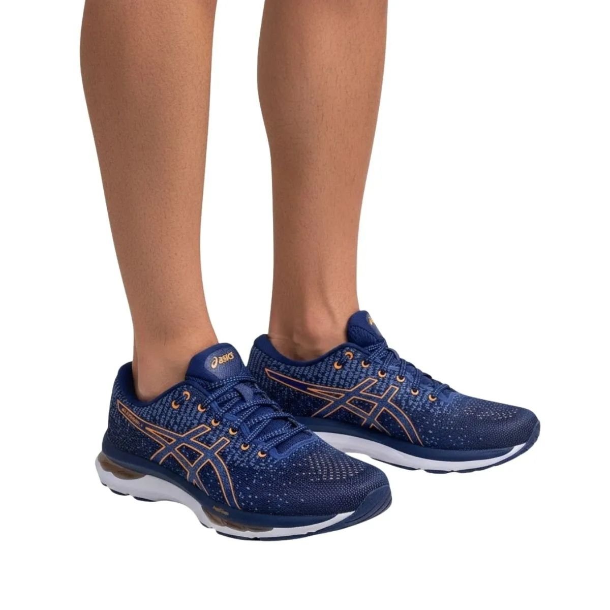 Tênis Asics Masculino 1011B816M Marinho Azul 2