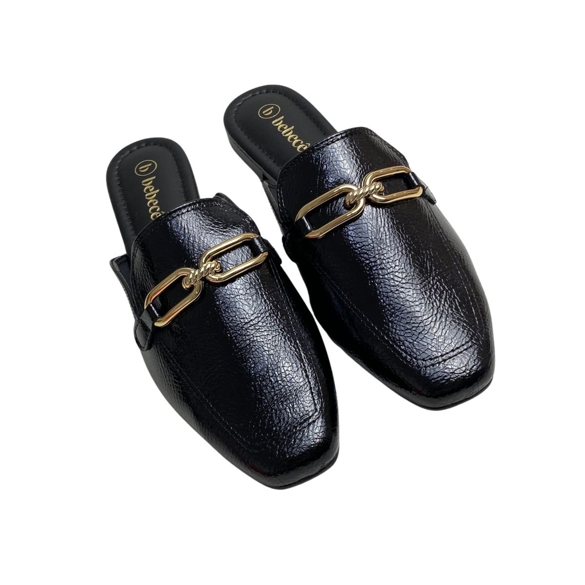 Mule Bebece Feminino T1124092 Preto Preto 3