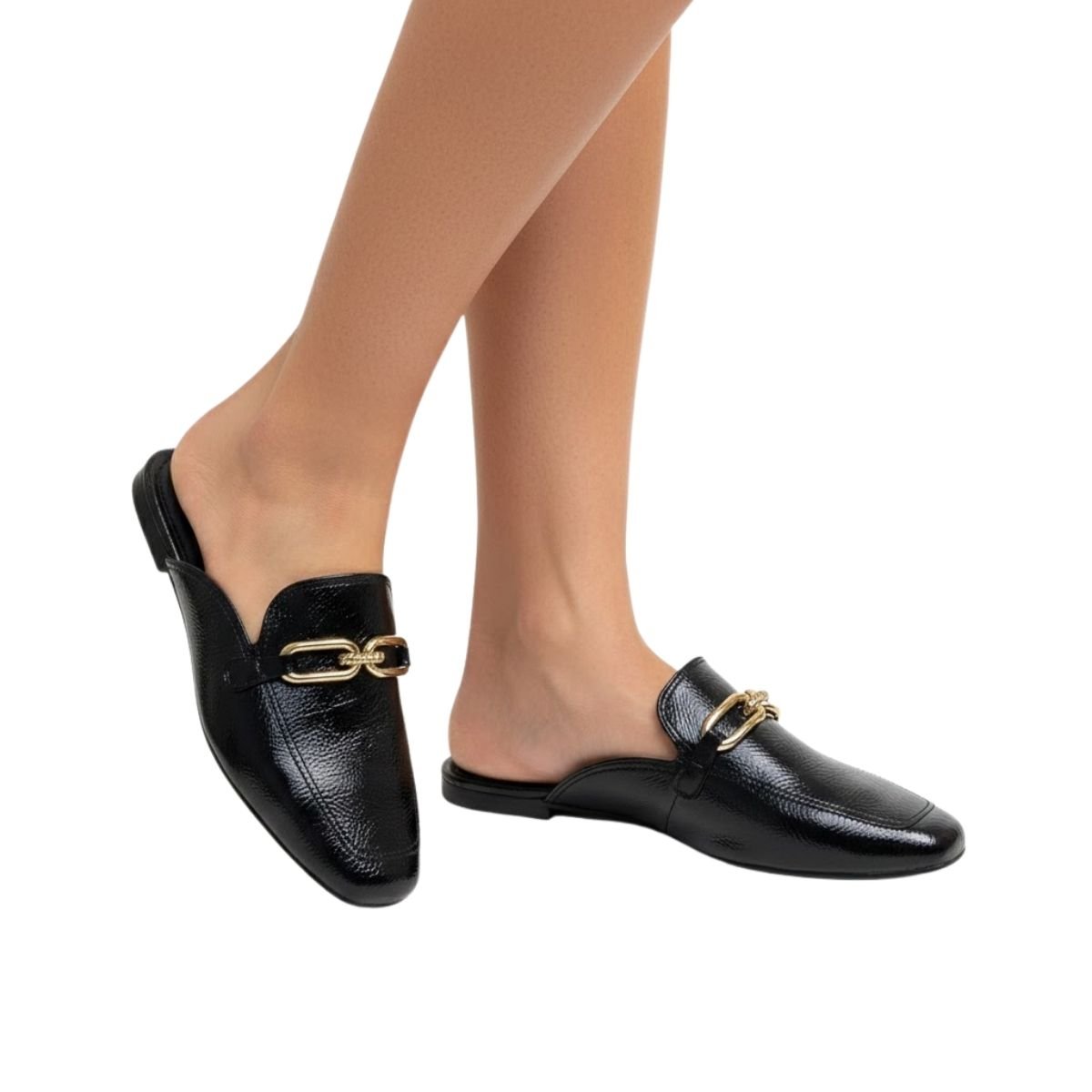 Mule Bebece Feminino T1124092 Preto Preto 2