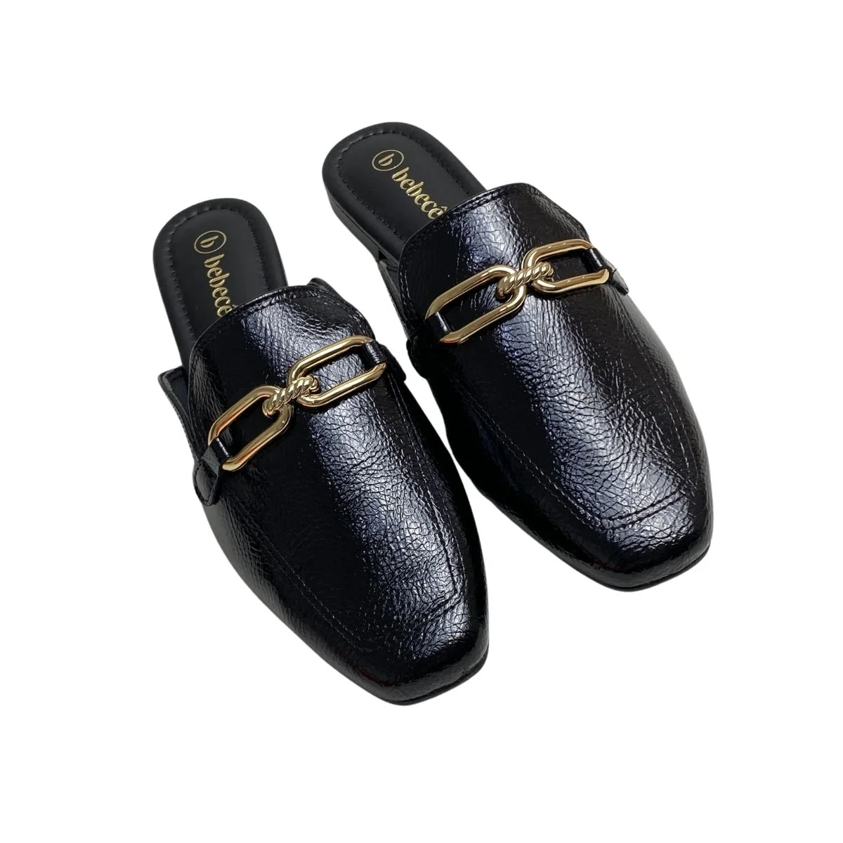 Mule Bebece Feminino T1124092 Preto Preto 4