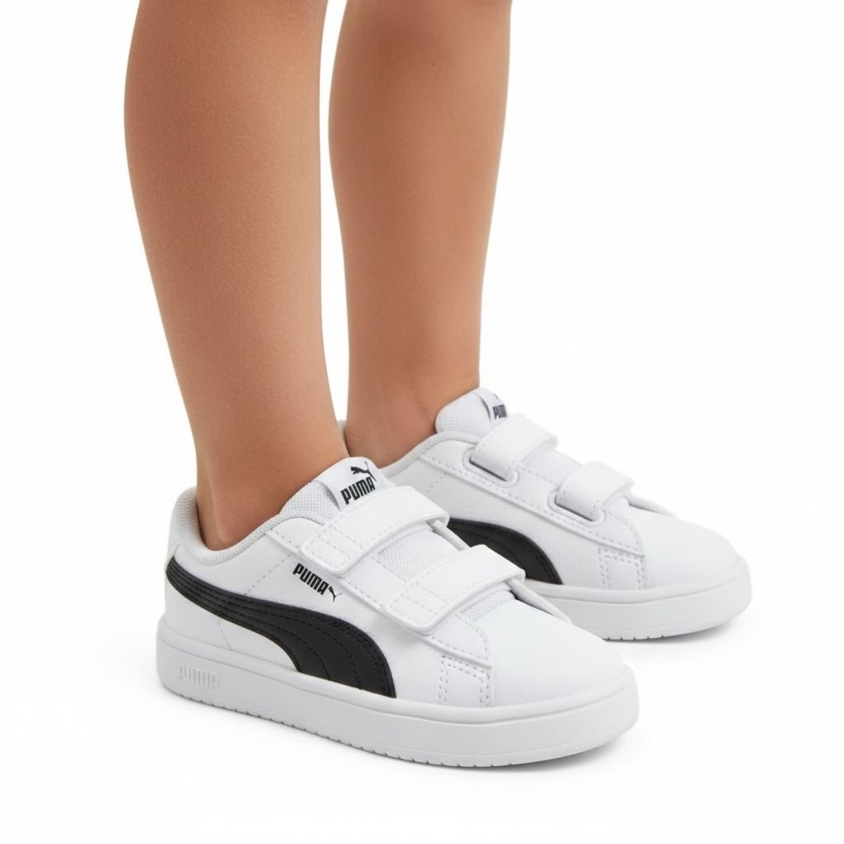 Tênis Puma Menino Infantil 394254 Branco Branco 5