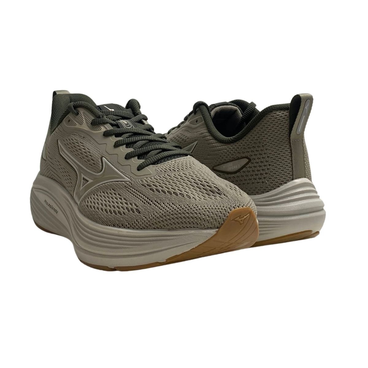 Tênis Masculino Mizuno 101144144M Verde Claro Bege 5