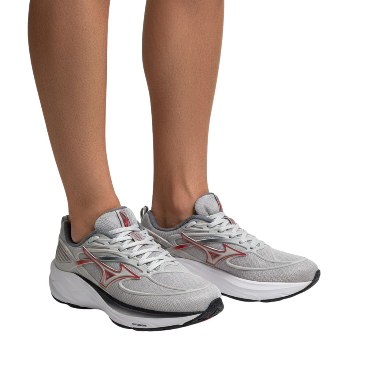 Tênis Masculino Mizuno 101146146M Cinza Claro Bege 2