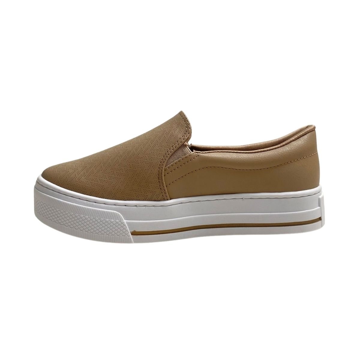 Tênis Via Marte Feminino 027027 Nude Bege 3