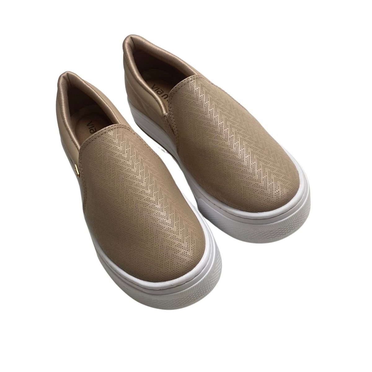 Tênis Via Marte Feminino 027027 Nude Bege 4