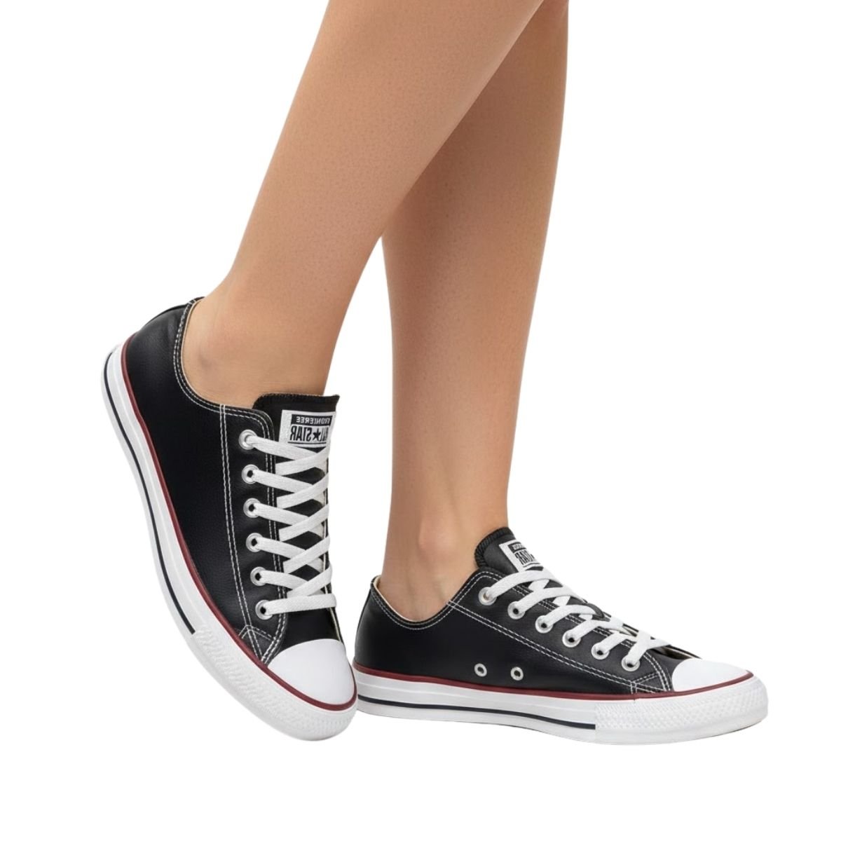 Tênis Converse Couro CT04500003 Preto Preto 3
