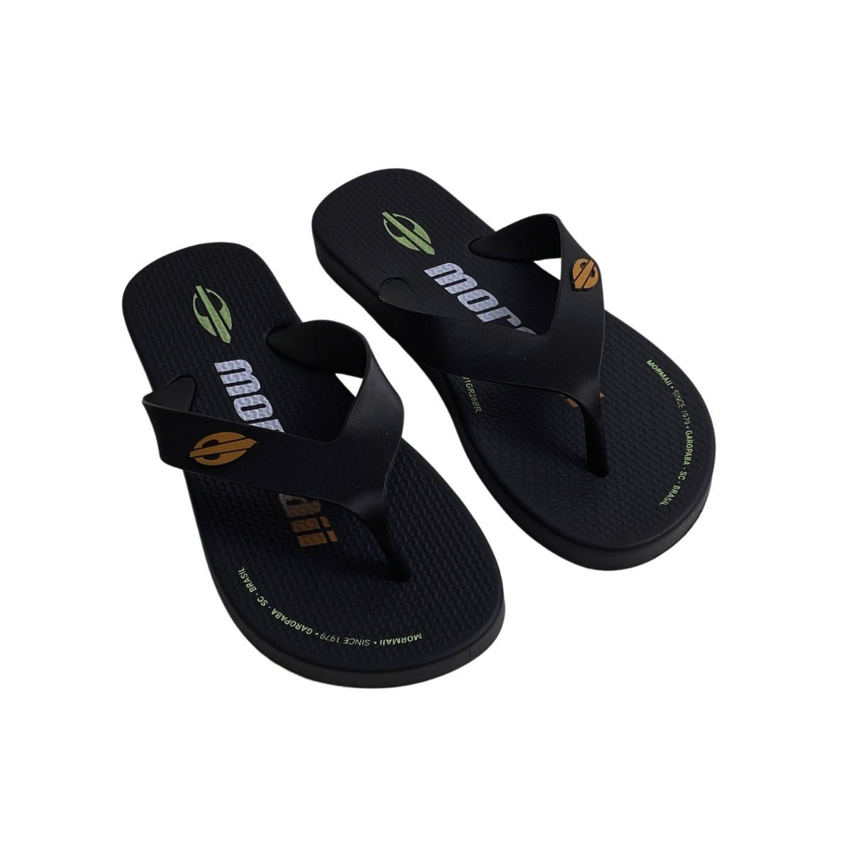 Chinelo Mormaii Infantil Menino 12193 Preto Preto 4