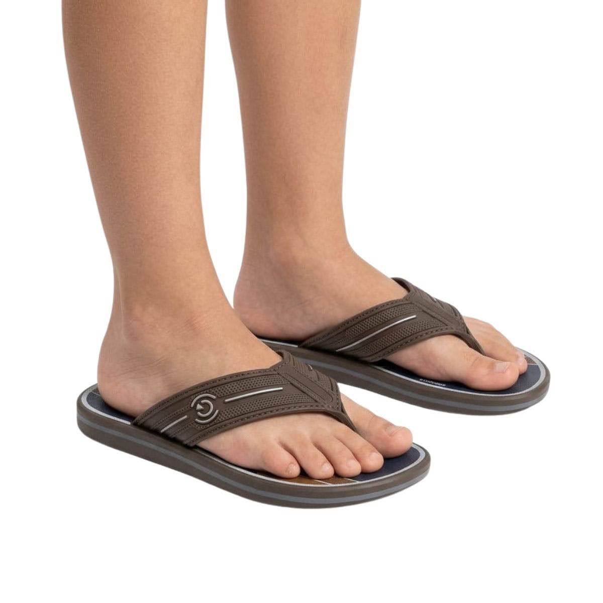 Chinelo Cartago Infantil Menino 12625 Marrom Marrom 2