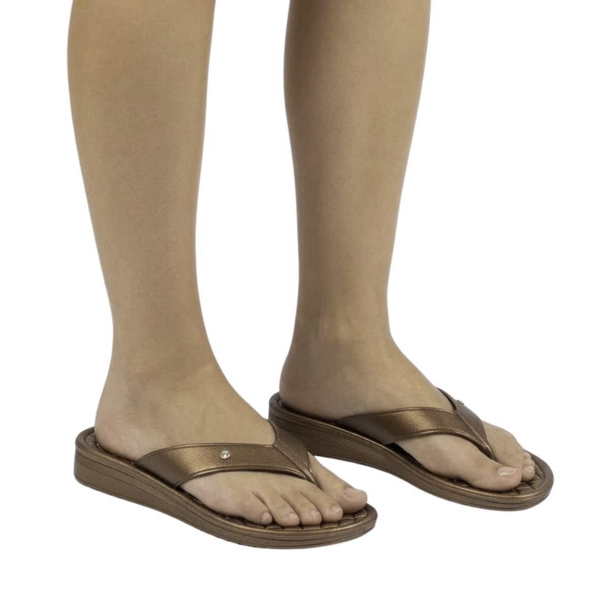 Chinelo Terra e Água Feminino200001T Marrom Marrom 2