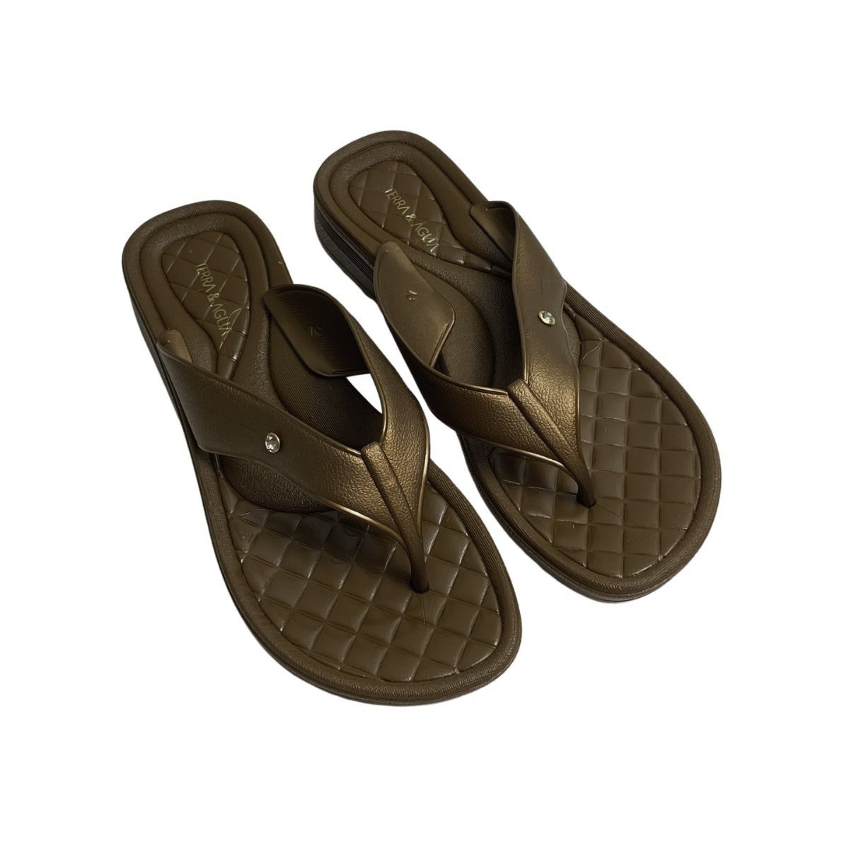 Chinelo Terra e Água Feminino200001T Marrom Marrom 4