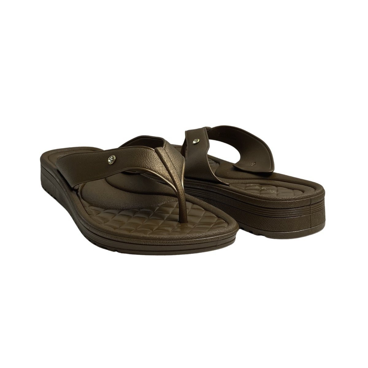 Chinelo Terra e Água Feminino200001T Marrom Marrom 5