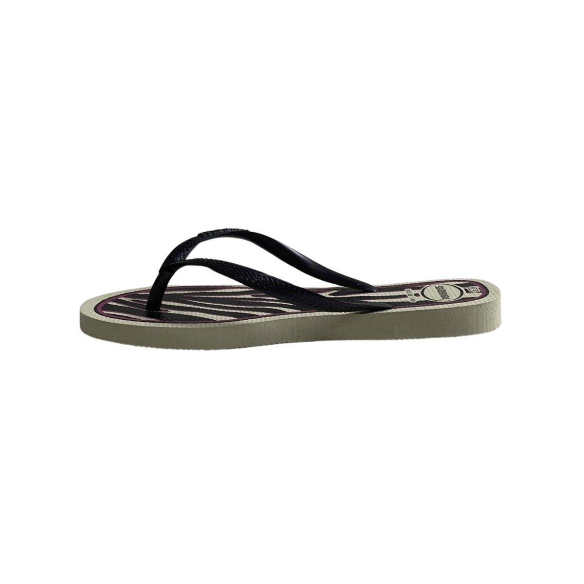 Chinelo Slim Animals Havaianas Feminino 4103352 Preto Preto 3