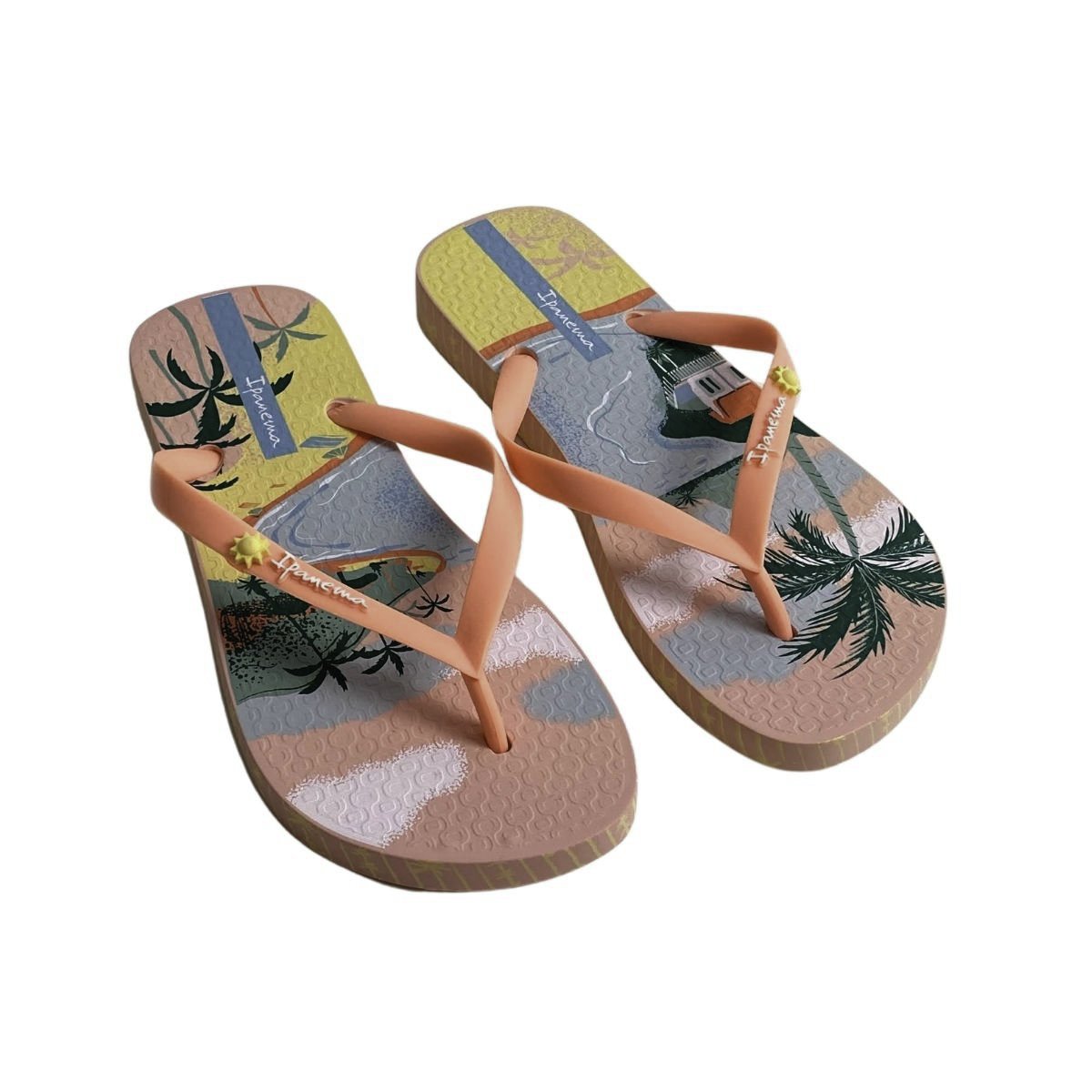 Chinelo Ipanema Feminino 25483 Laranja Laranja 4