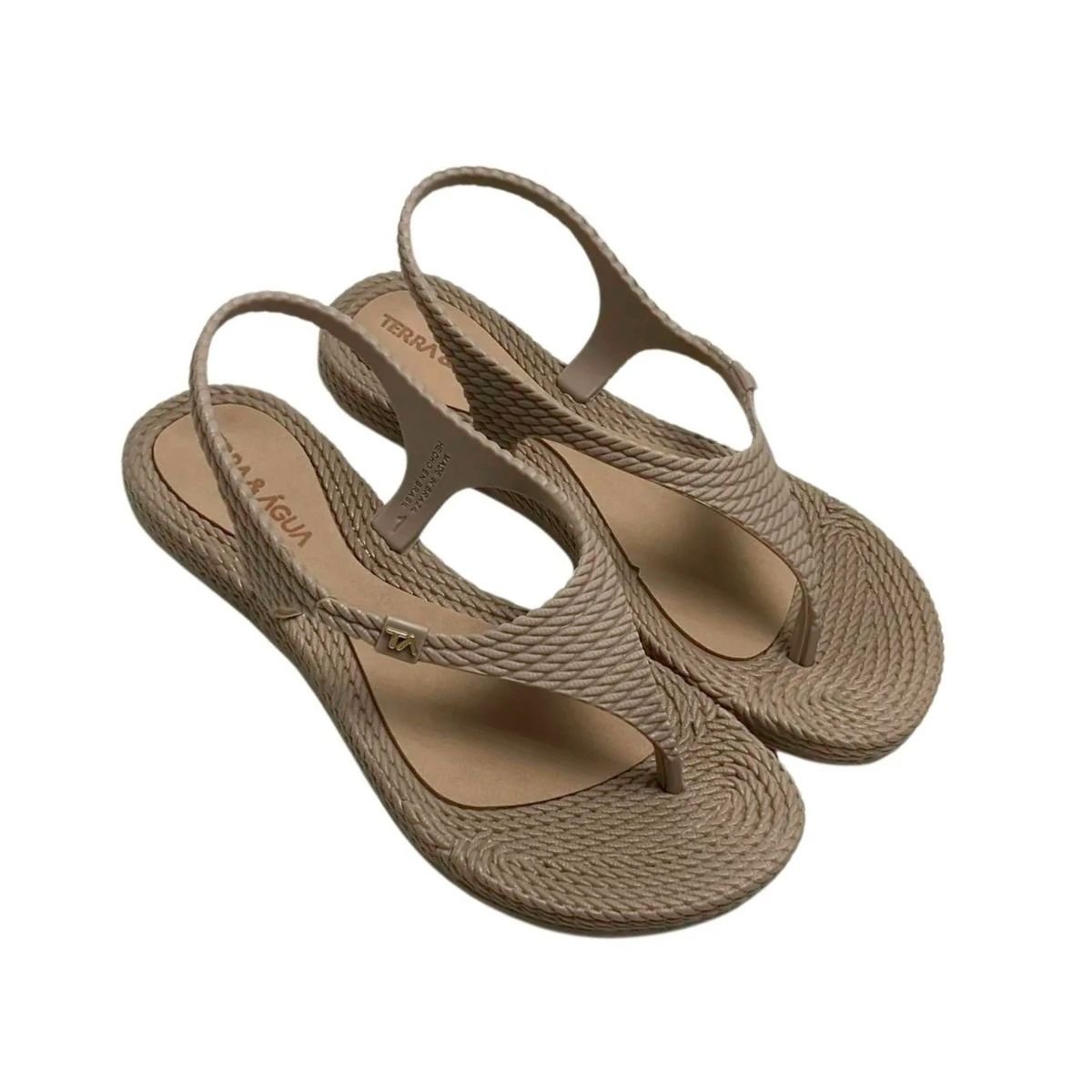 Sandália Terra e Água Feminina 260602 Bege Bege 4