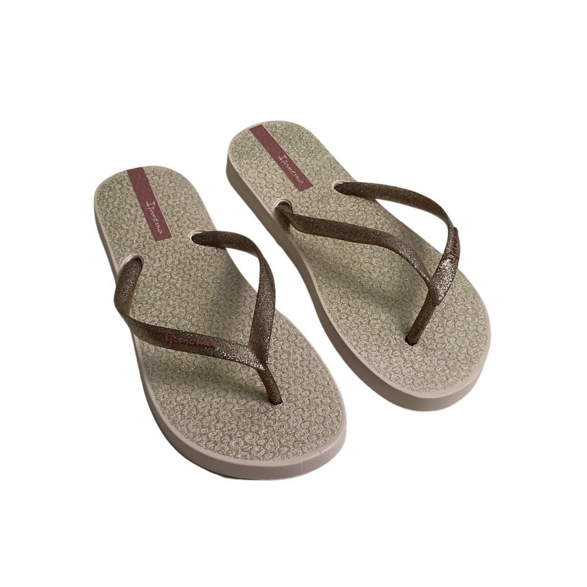 Chinelo Ipanema Infantil Menina 26622 Rosa Claro Dourado 4