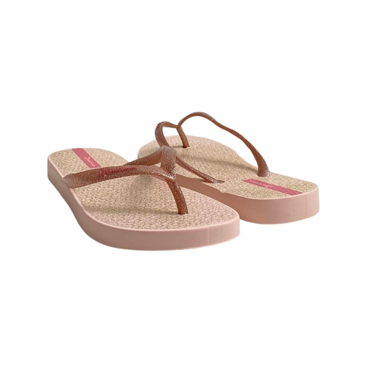 Chinelo Ipanema Infantil Menina 26622 Rosa Claro Dourado 5