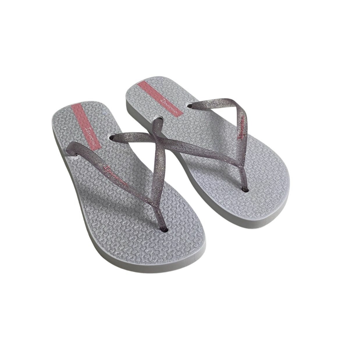 Chinelo Ipanema Infantil Menina 26481 Branco Rosa/Branco 4