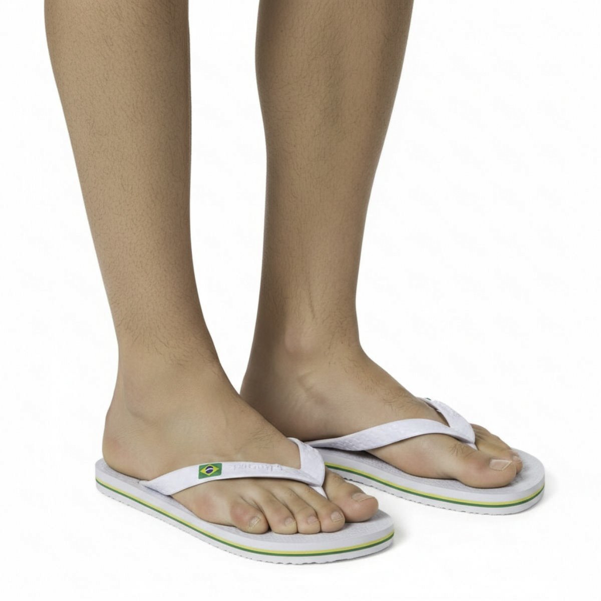 Chinelo Brasil Ipanema Masculino 27453 Branco Branco 2