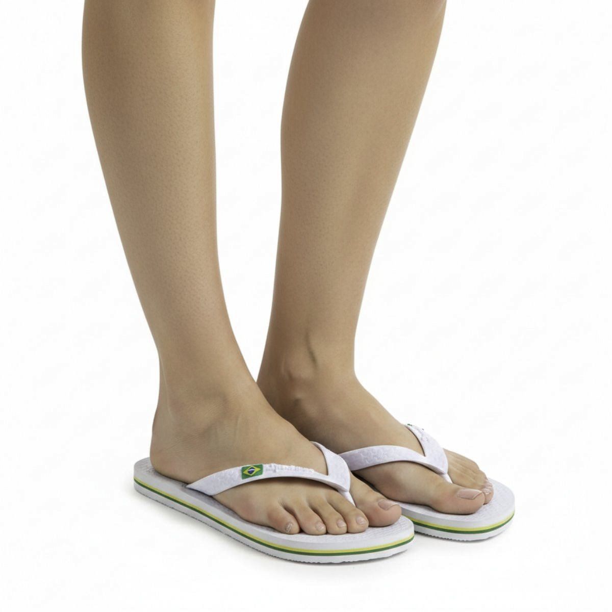 Chinelo Brasil Ipanema Masculino 27453 Branco Branco 3