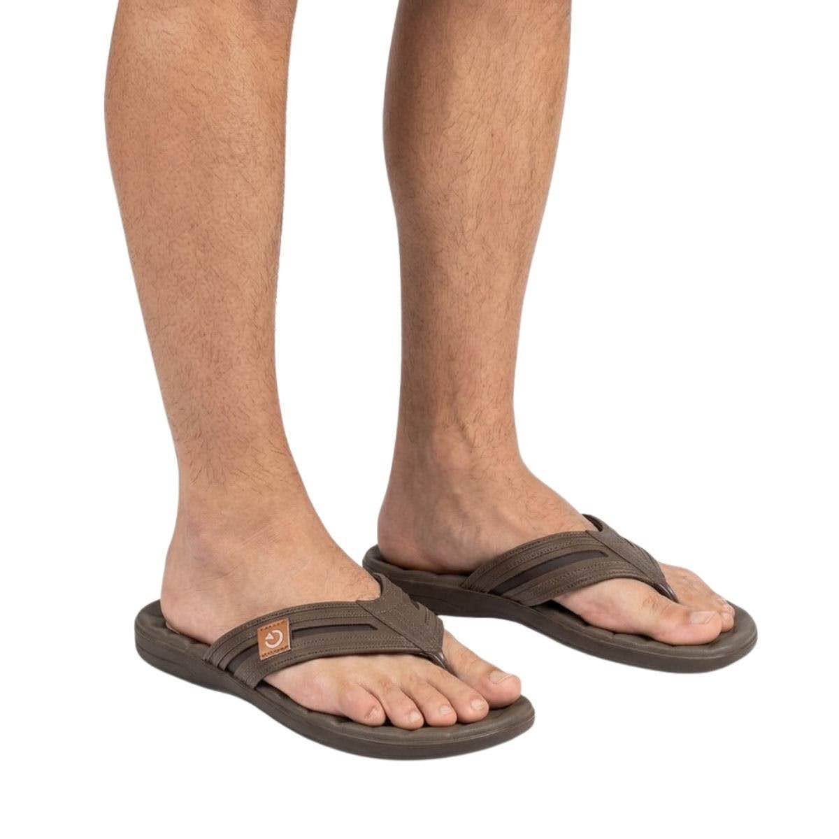 Chinelo Cartago Masculino 12530 Marrom Marrom 2