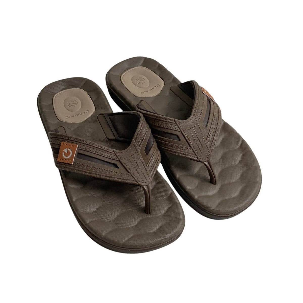 Chinelo Cartago Masculino 12530 Marrom Marrom 4