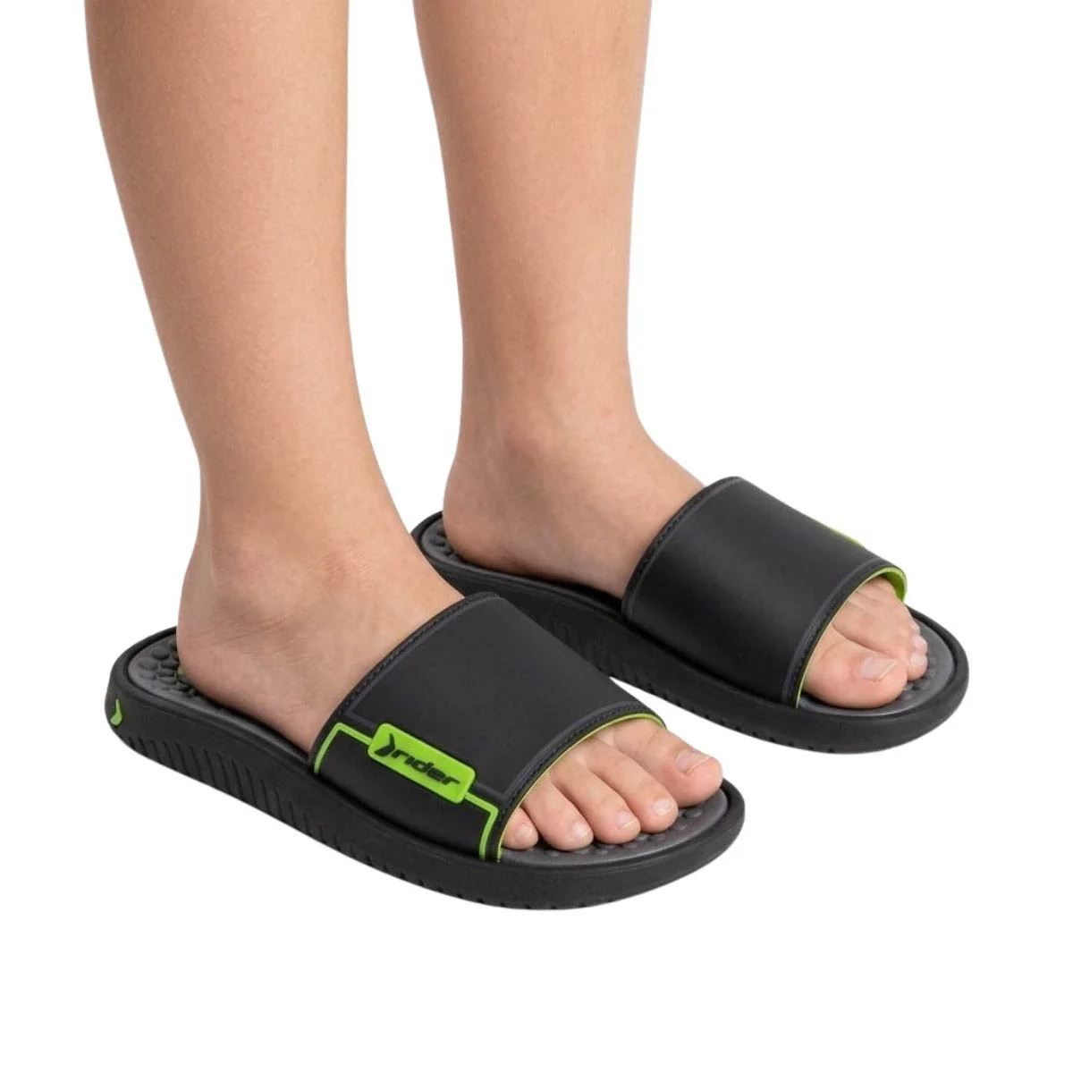 Chinelo Rider Infantil Menino 11784 Preto Preto 2