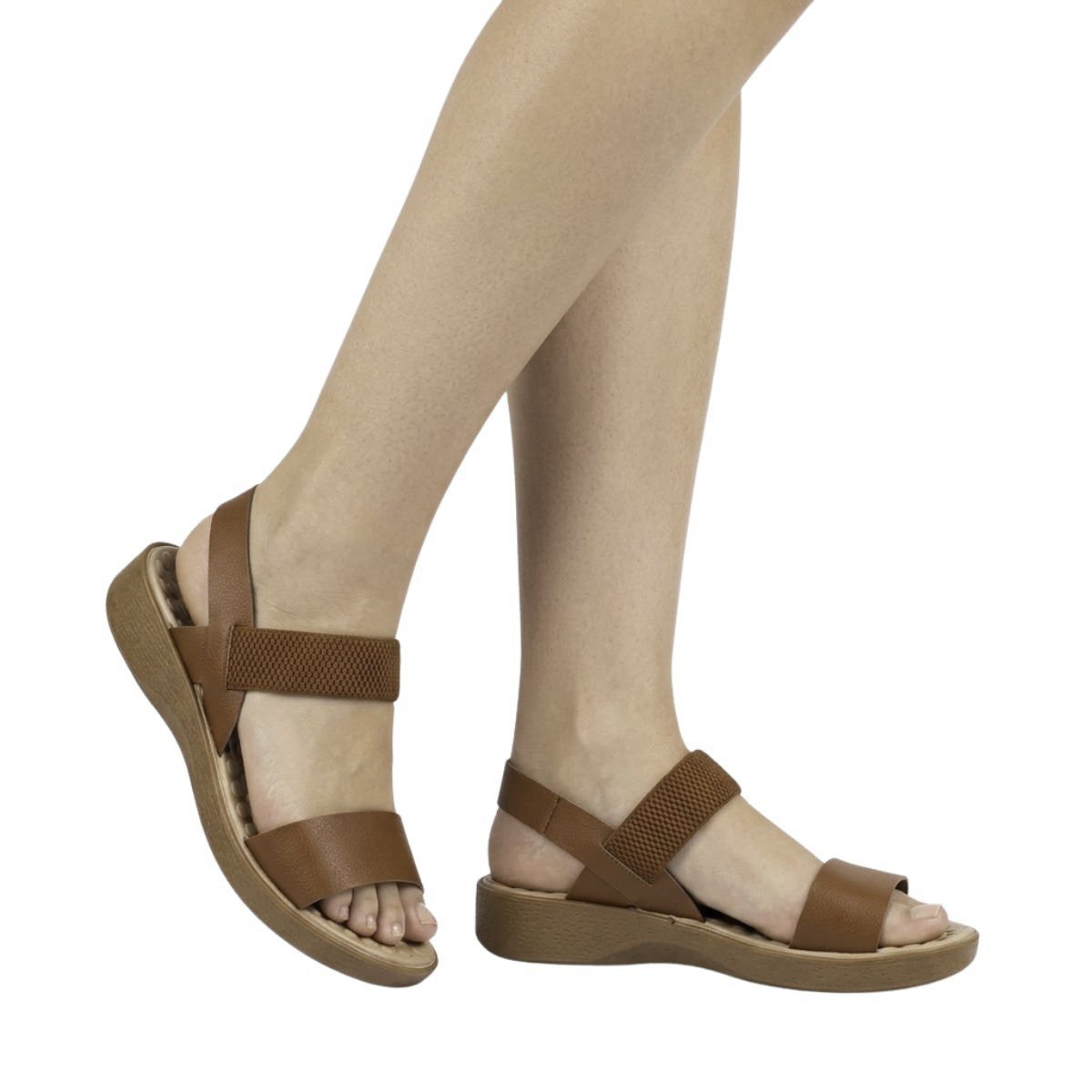 Sandália Terra e Água Feminina 479011 Marrom Marrom 2