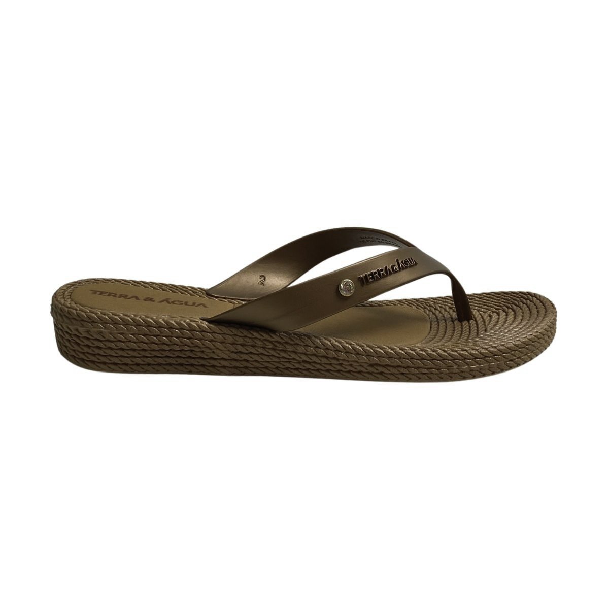 Chinelo Terra e Água Feminino 210012T Marrom