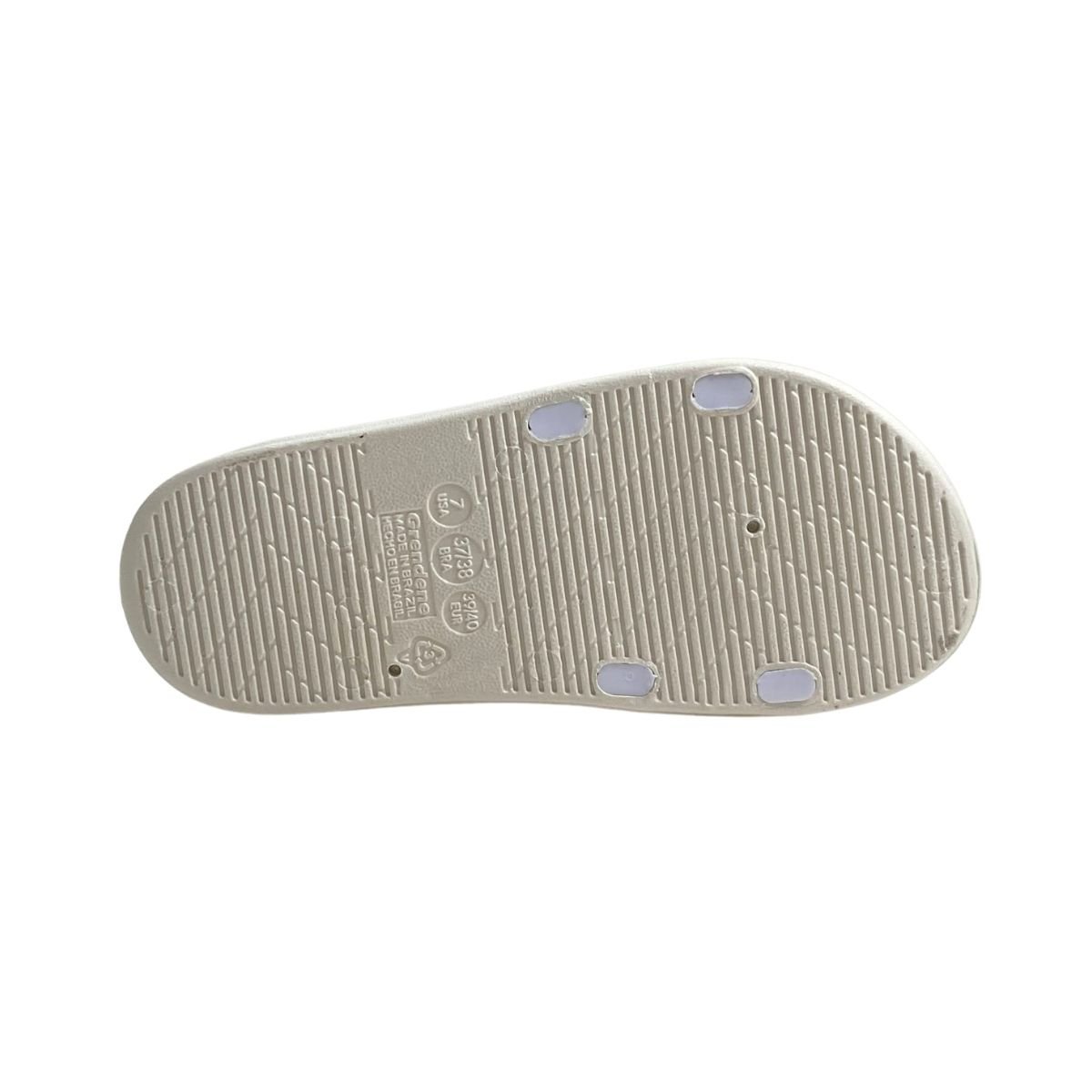 Chinelo Rider Masculino 11578 Branco Branco 6