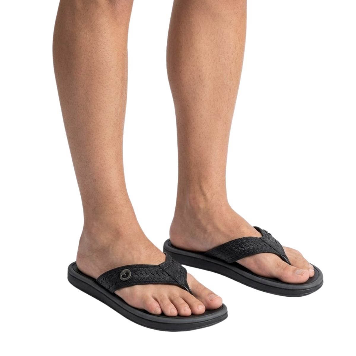 Chinelo Cartago Masculino 12285 Preto/Preto Preto 2