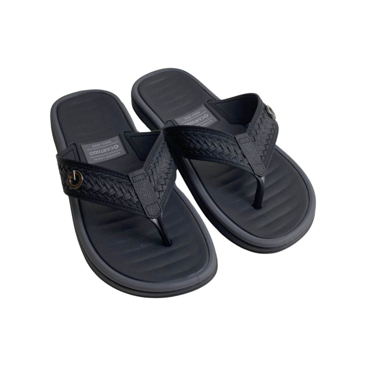 Chinelo Cartago Masculino 12285 Preto/Preto Preto 4