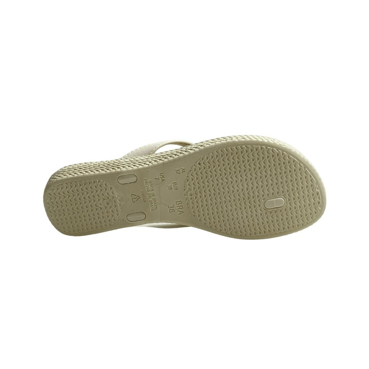 Chinelo Terra e Água Feminino 210604 Branco Bege 6