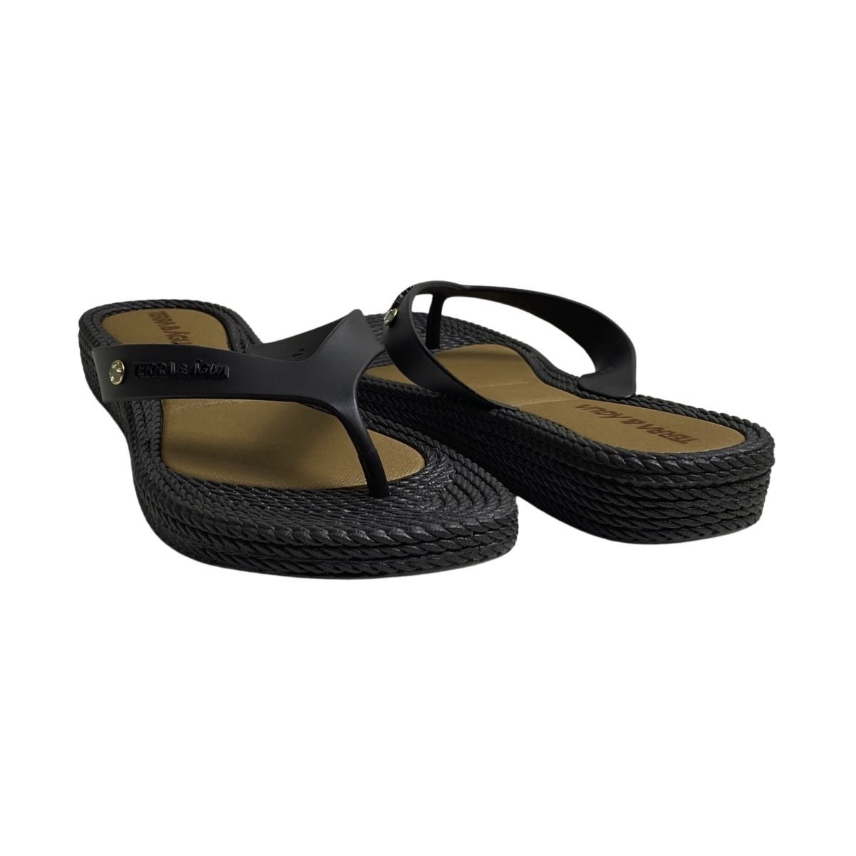 Chinelo Terra e Água Feminino 210012T Preto Preto 5