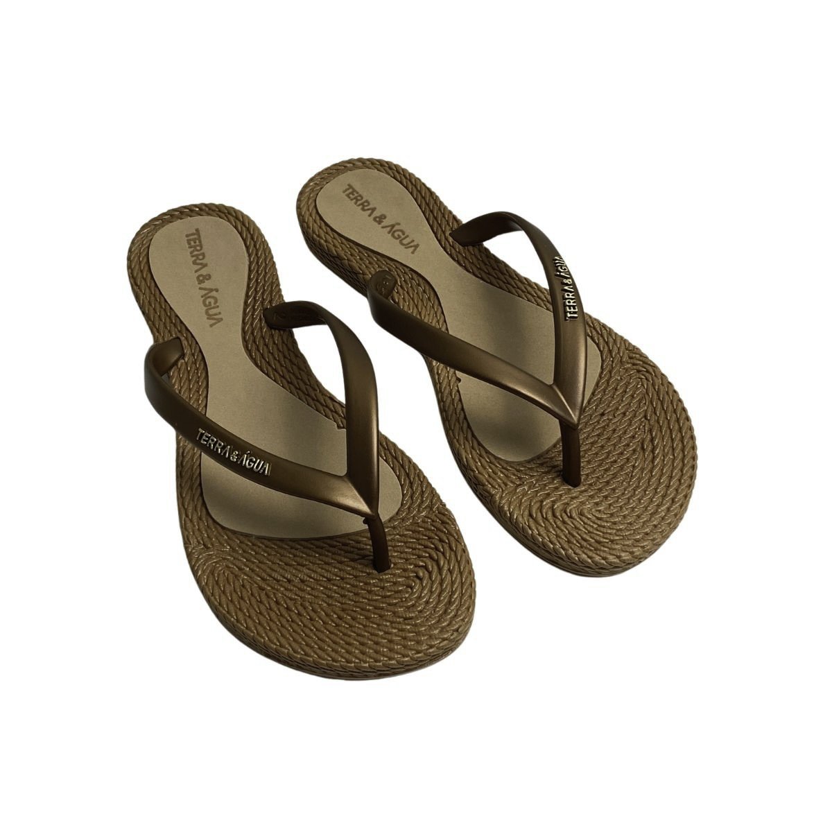 Chinelo Terra e Água Feminino 260902 Marrom Marrom 4