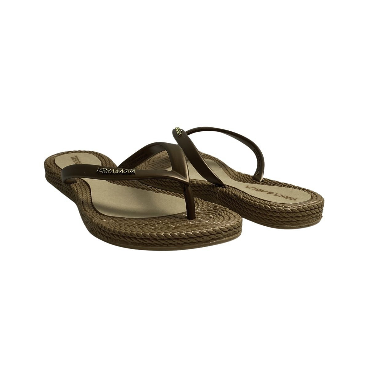 Chinelo Terra e Água Feminino 260902 Marrom Marrom 5