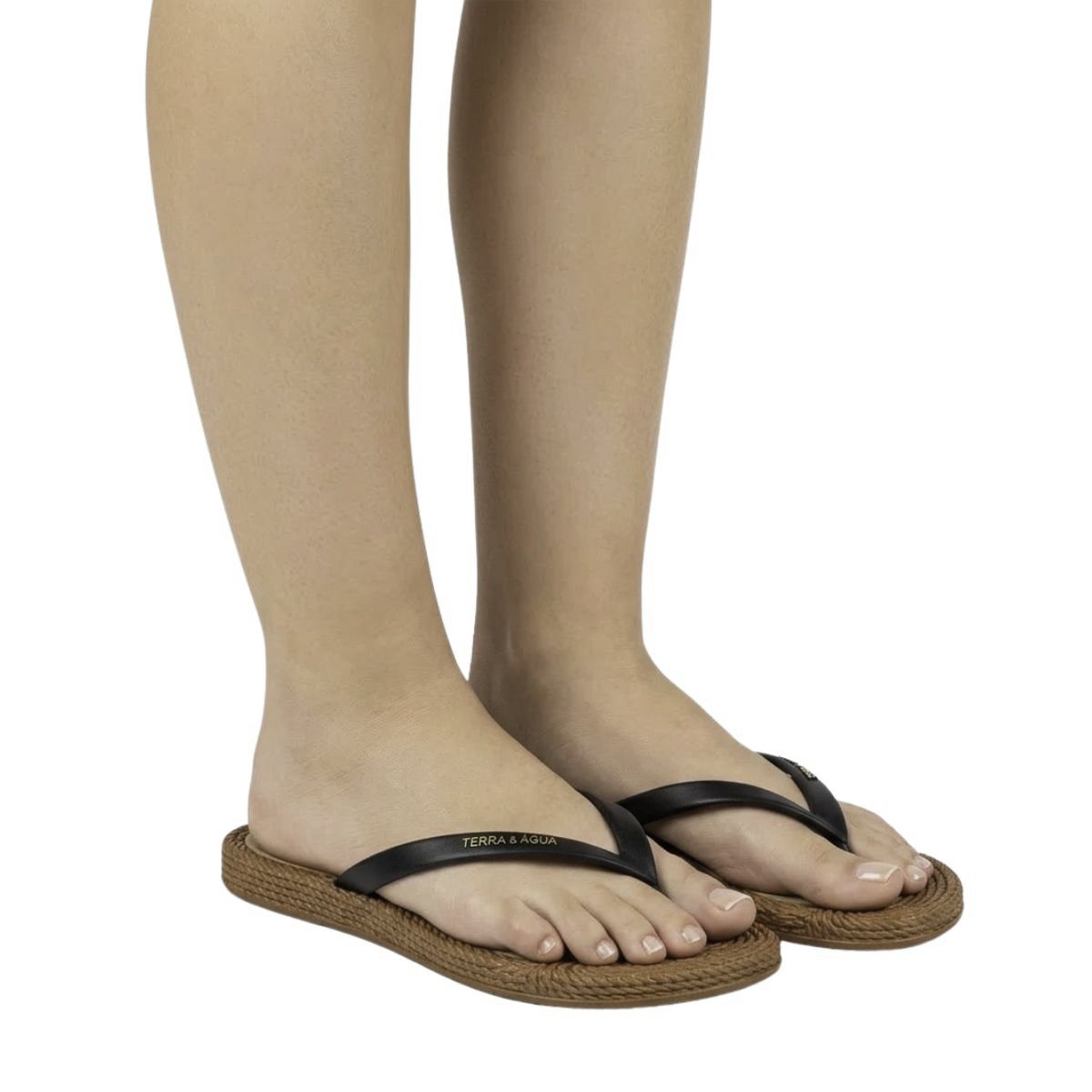 Chinelo Terra e Água Feminino 260902 Preto Preto 2