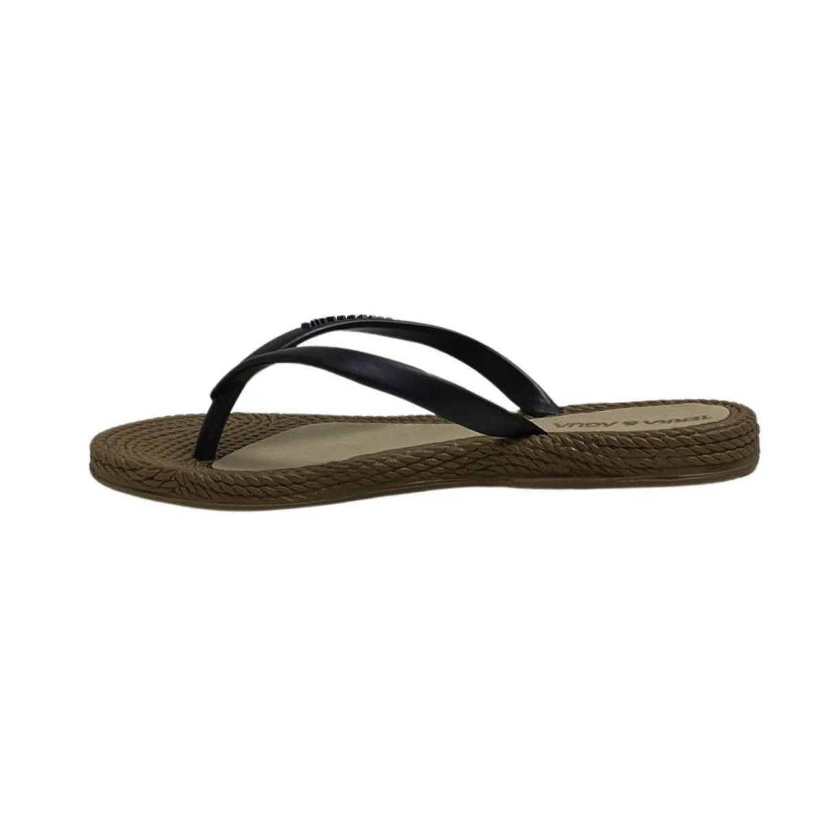 Chinelo Terra e Água Feminino 260902 Preto Preto 3