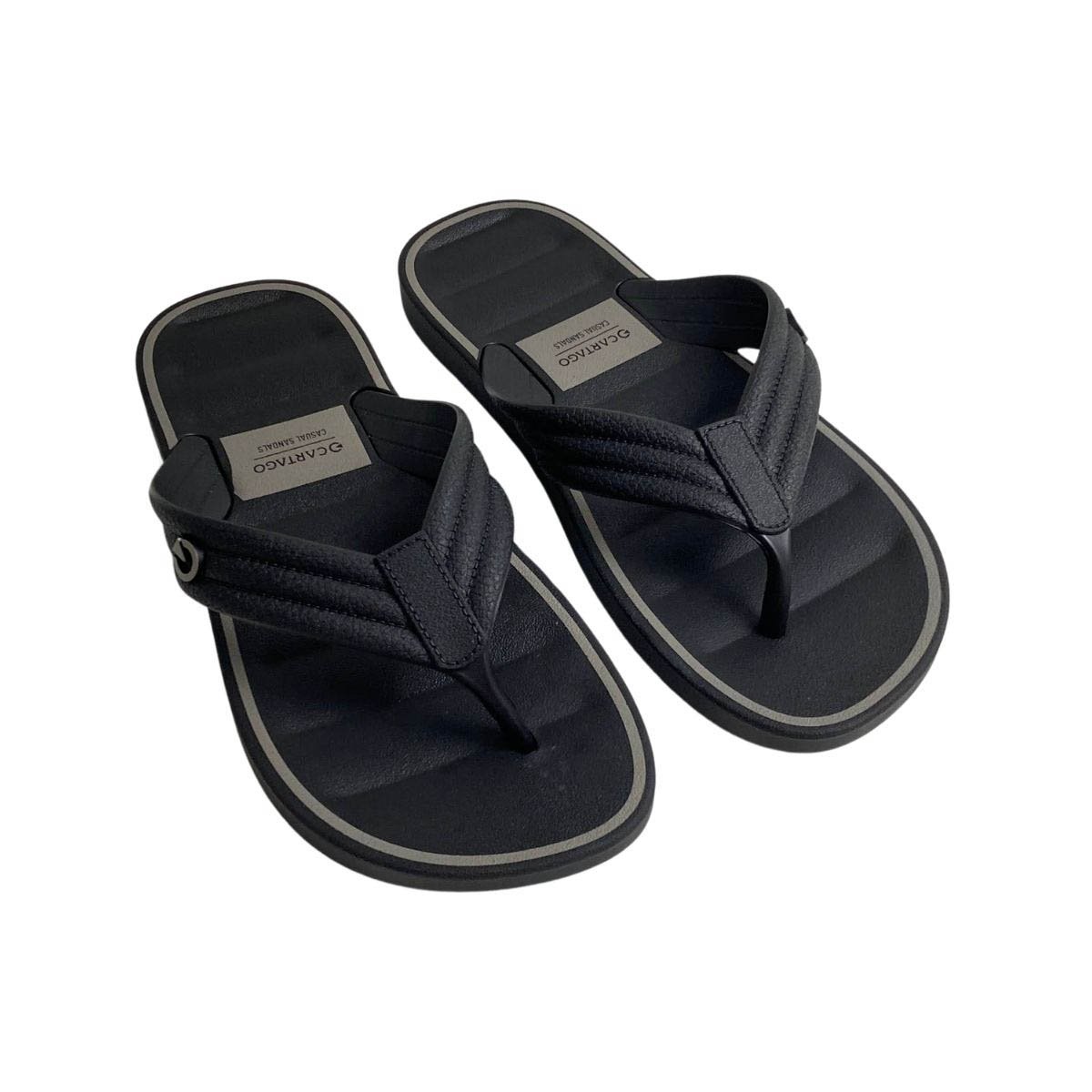 Chinelo Cartago  Masculino 12643 Preto Preto 4
