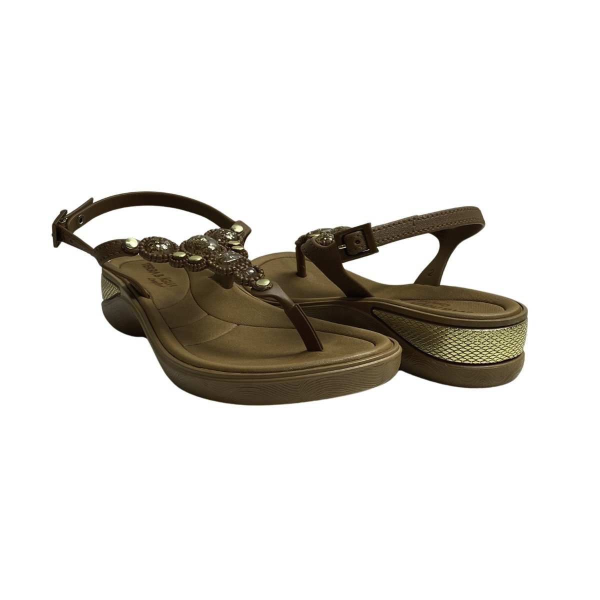 Sandália Terra e Água Feminina 489806 Marrom Marrom 5