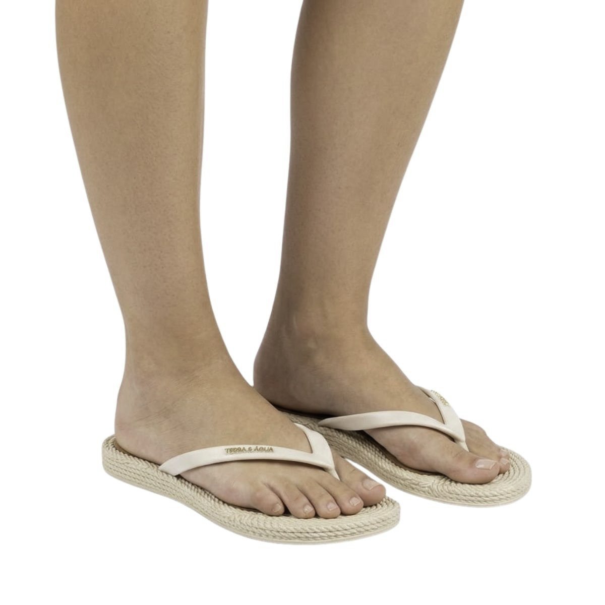 Chinelo Terra e Água Feminino 260902 Off White Branco 2