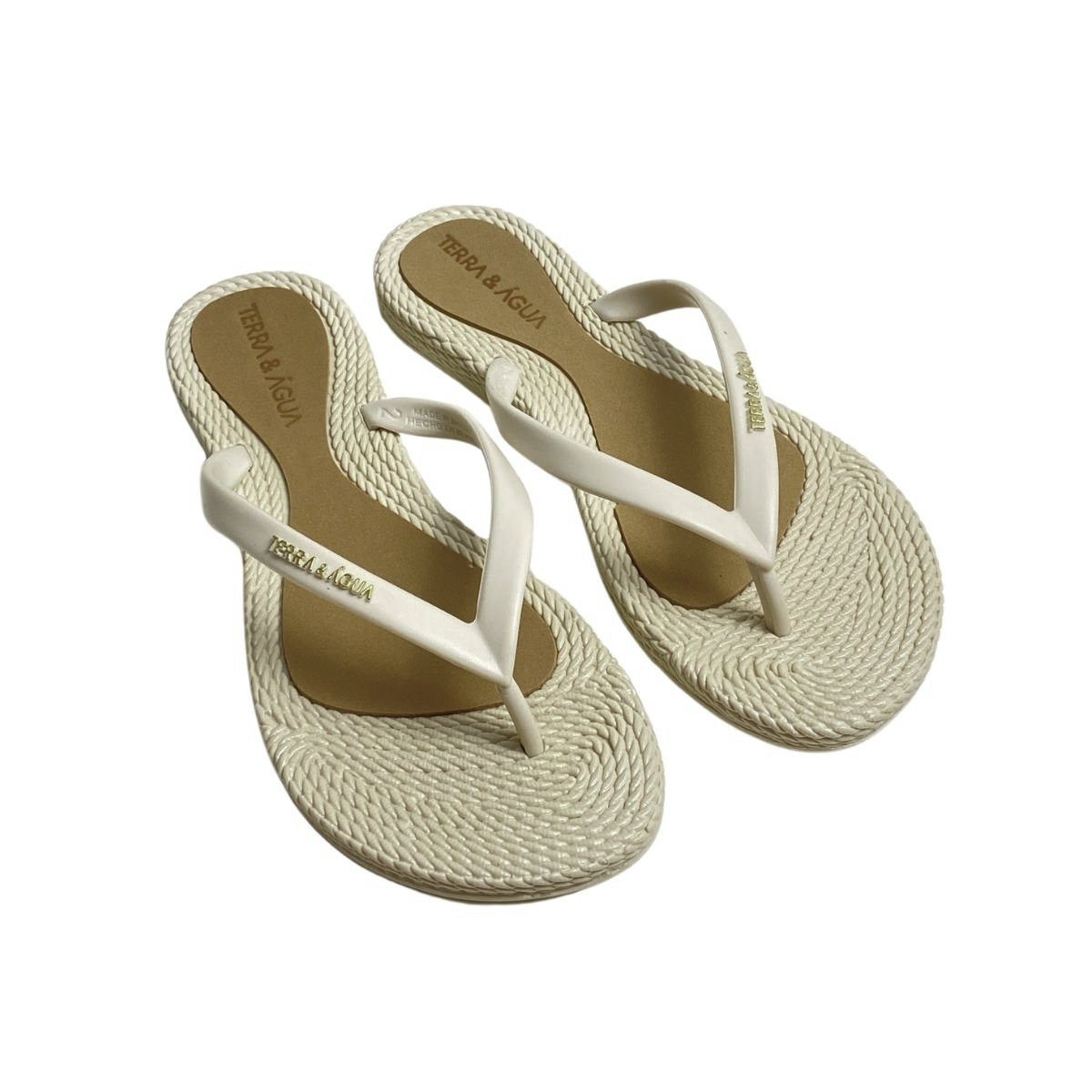 Chinelo Terra e Água Feminino 260902 Off White Branco 4