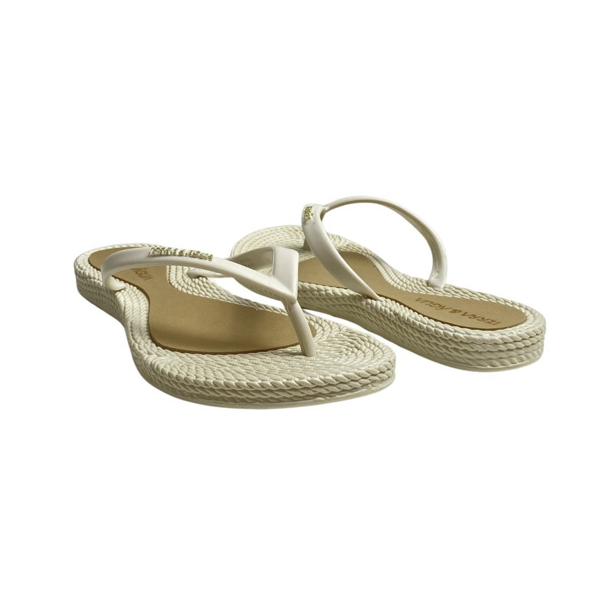 Chinelo Terra e Água Feminino 260902 Off White Branco 5
