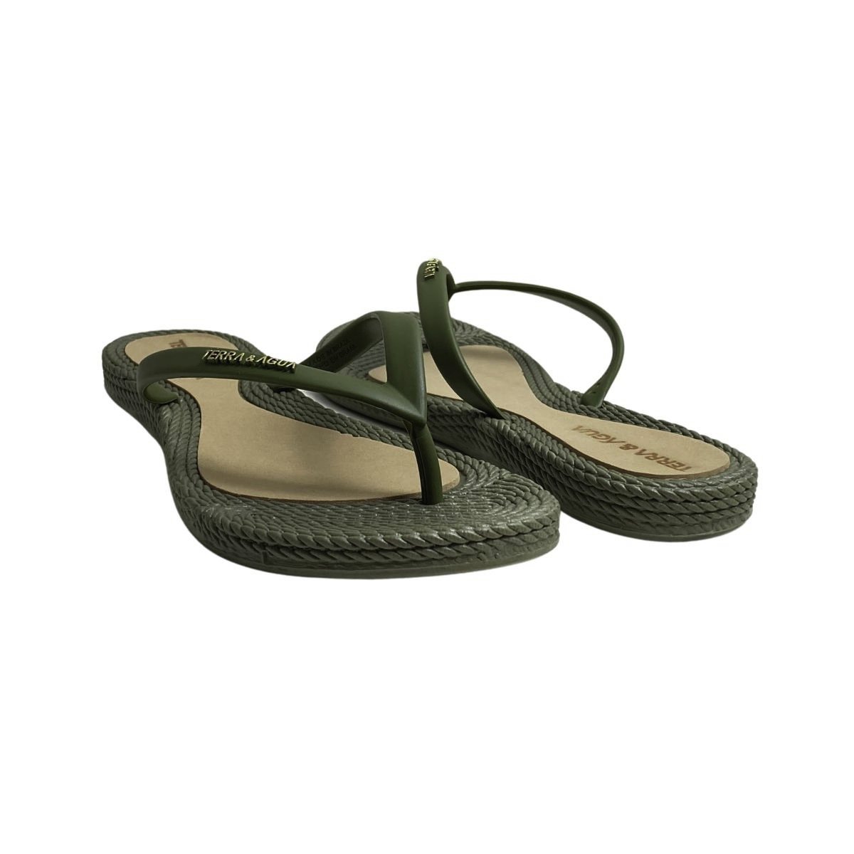 Chinelo Terra e Água Feminino 260902 Verde Verde 5