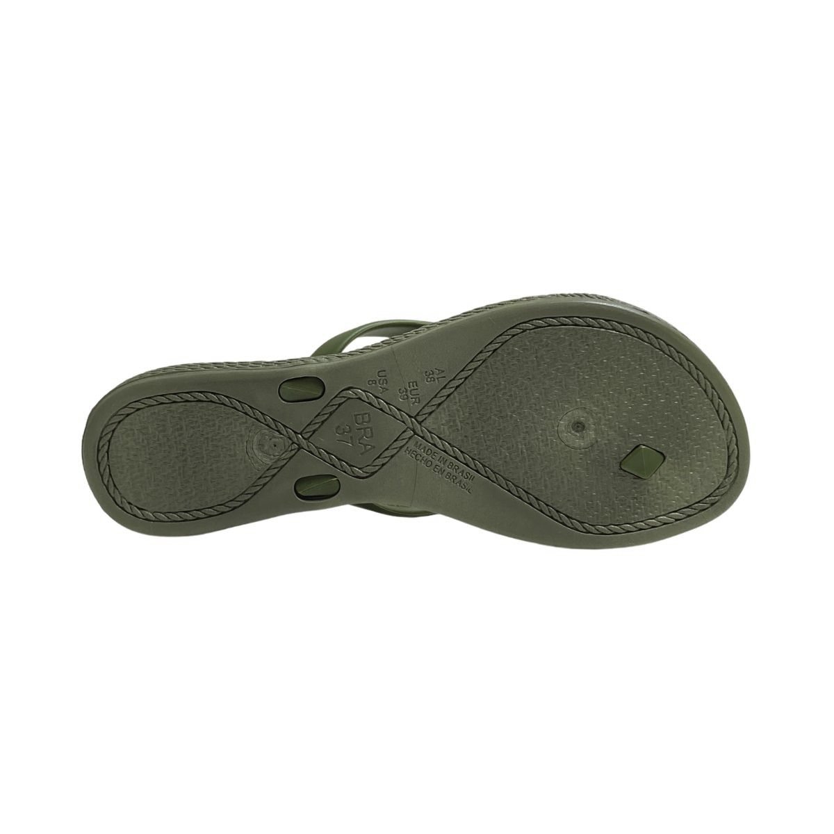 Chinelo Terra e Água Feminino 260902 Verde Verde 6