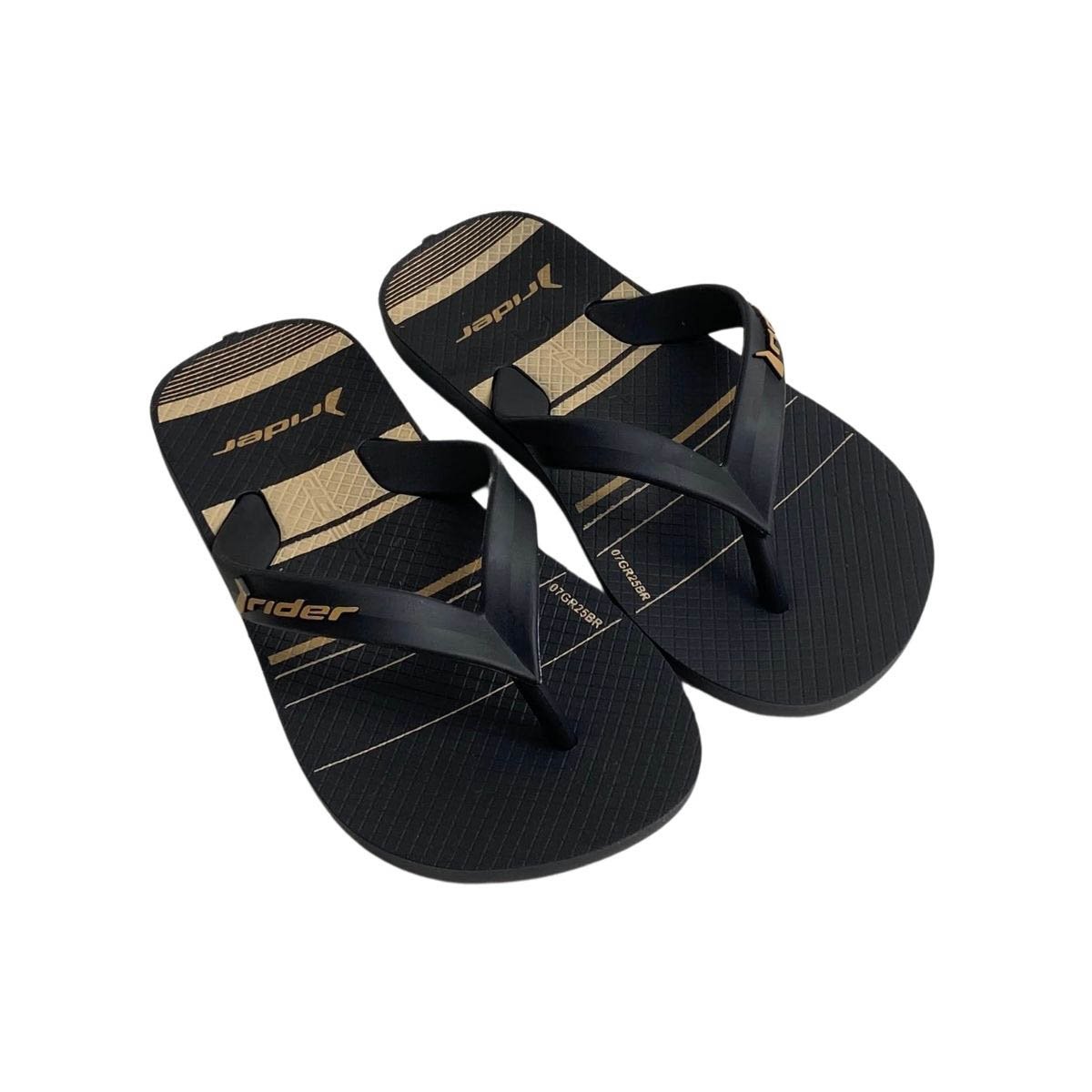 Chinelo Rider Infantil Menino 12342 Preto Preto 4
