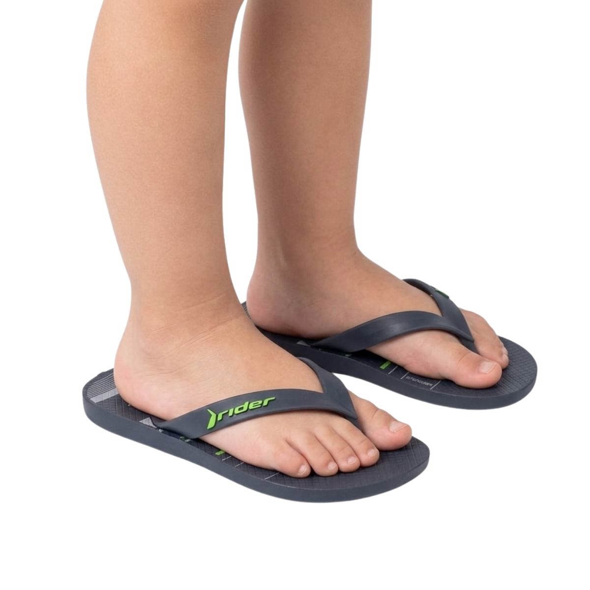 Chinelo Rider Infantil Menino 12342 Cinza Cinza 2