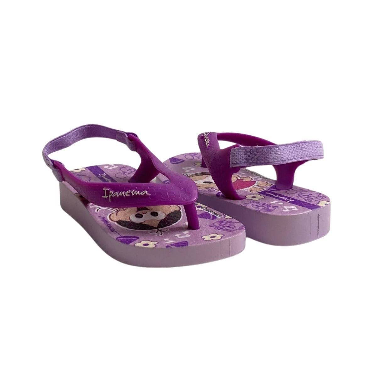 Ipanema Turma da Mônica Chinelo Infantil Menina 26791F Lilás Roxo 5