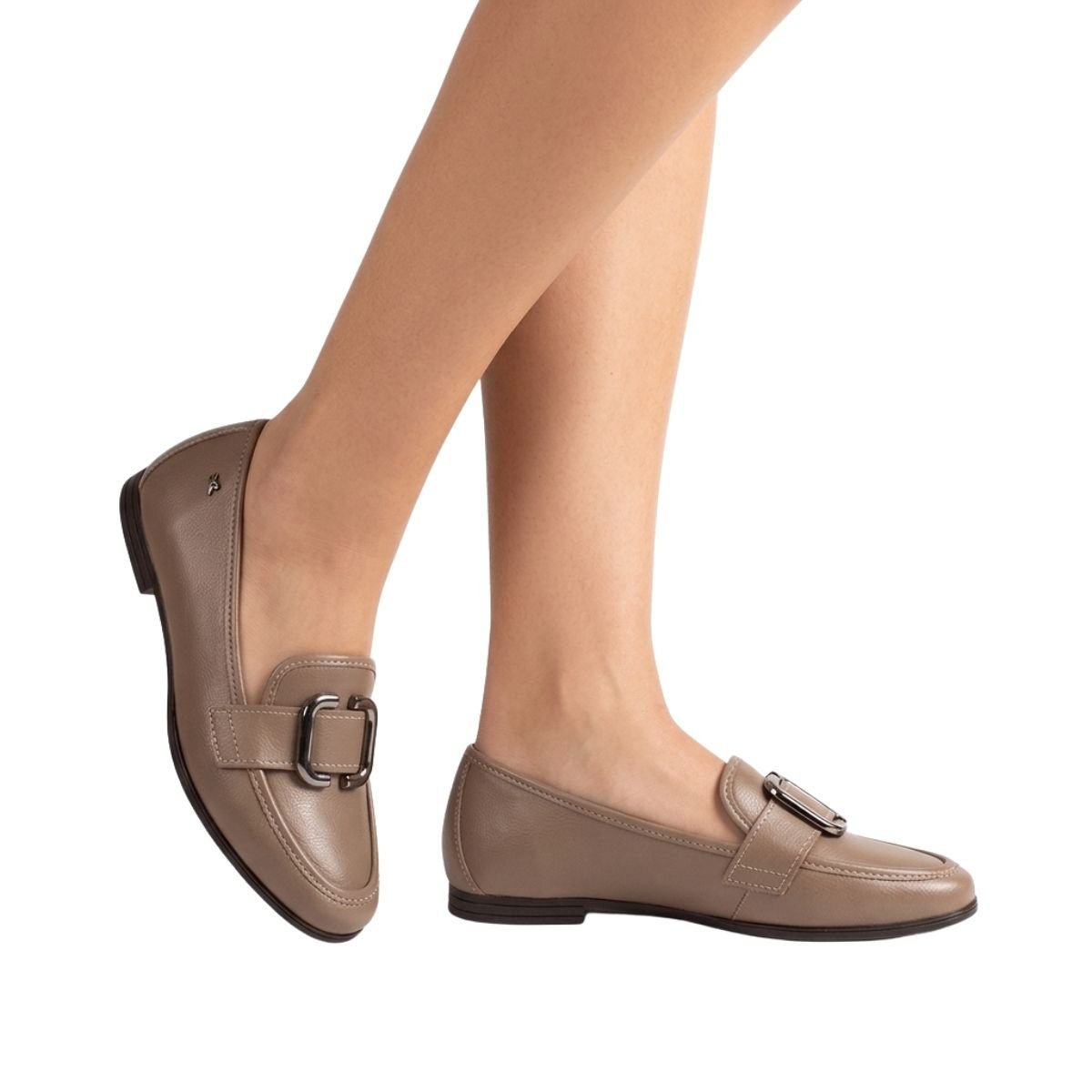 Mocassim Dakota Feminino D2131 Bege Bege 2