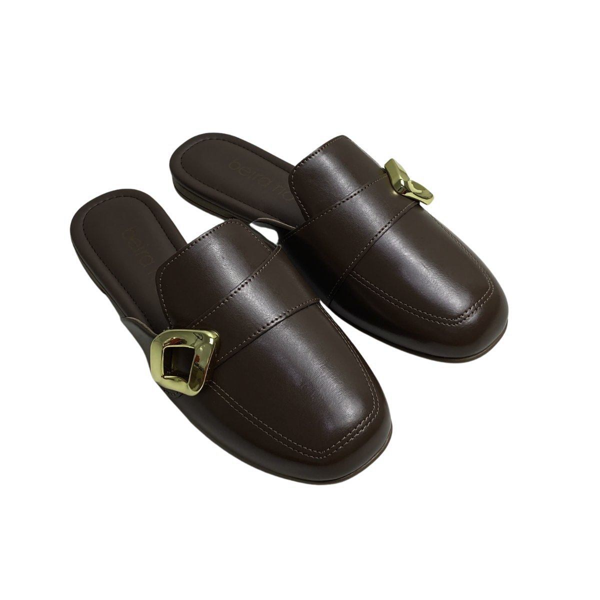 Mule Beira Rio Feminino 4323116 Marrom Marrom 4