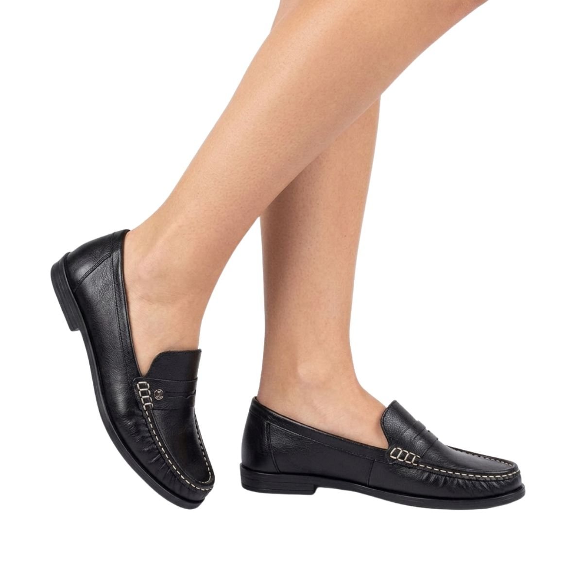 Mocassim Bottero Feminino 377801 Preto Preto 2